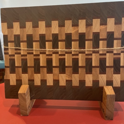 15 x 12 "Chaotic" End Grain Cutting Board